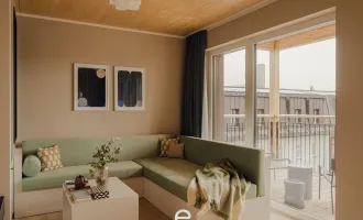            Wohnen am Hirschengrün in Salzburg - 2 Zimmer Wohnung mit Balkon im 5 OG./ Top 36
    